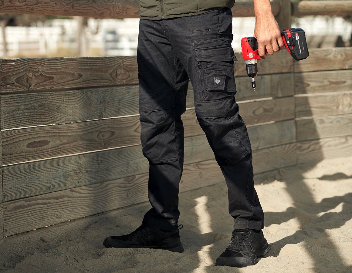 Main action image Trousers e.s.motion ten oxidblack