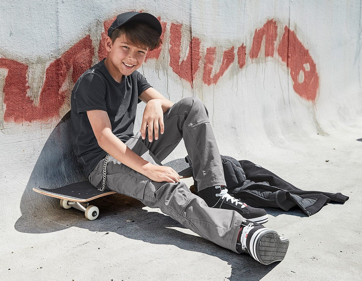 Main action image Trousers e.s.motion ten, children's granite