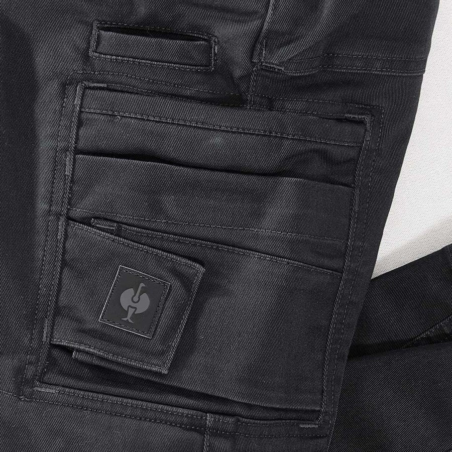 Detailed image Trousers e.s.motion ten, children's oxidblack