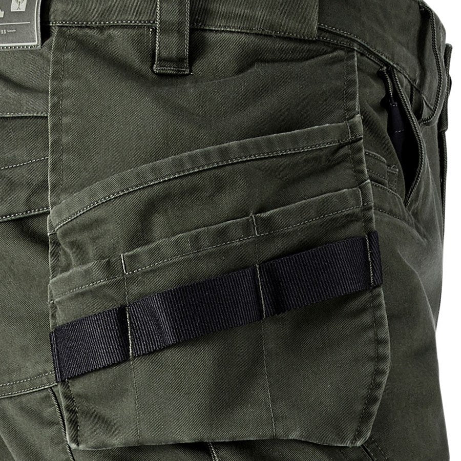 Detailed image Trousers e.s.motion ten tool-pouch disguisegreen