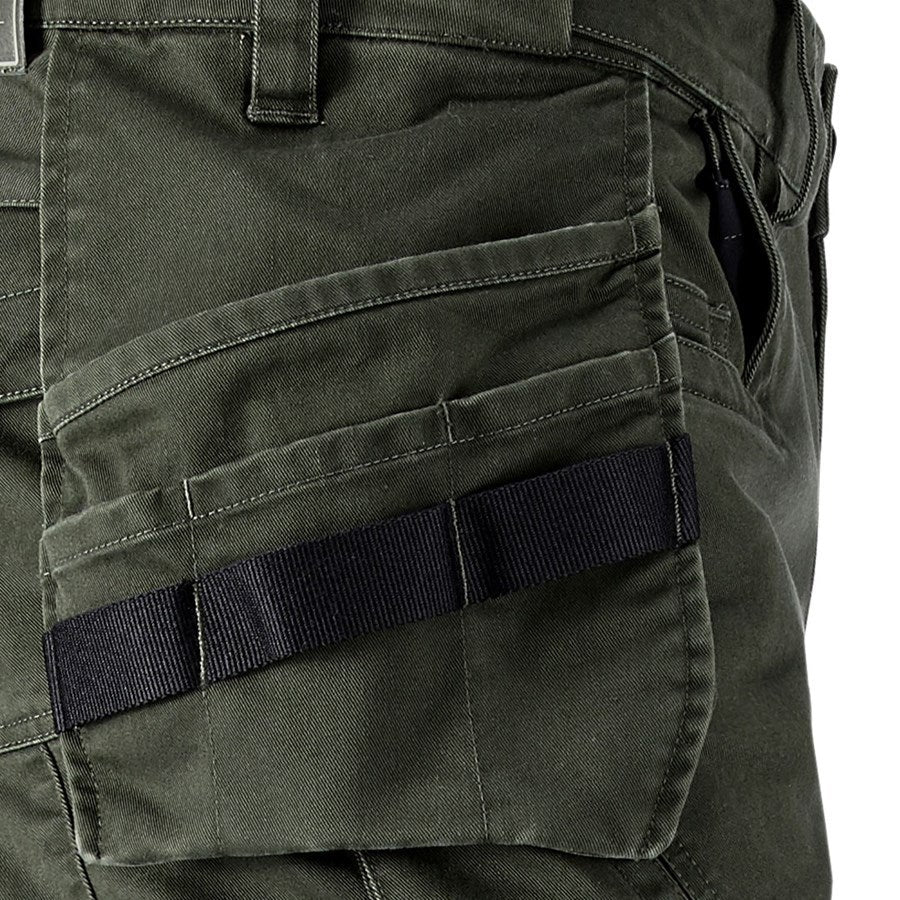 Detailed image Trousers e.s.motion ten tool-pouch disguisegreen