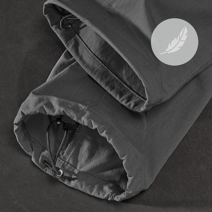 Detailed image Trousers e.s.t:aktik light ripstop carbongrey
