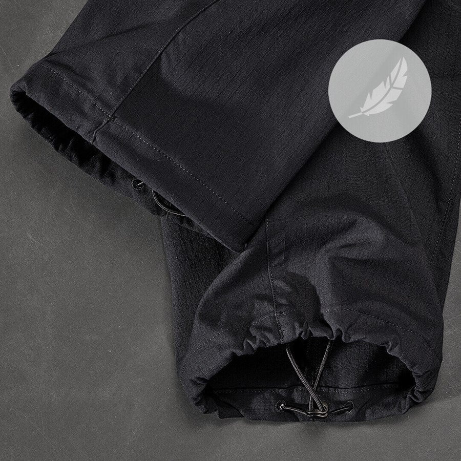 Detailed image Trousers e.s.t:aktik light ripstop black