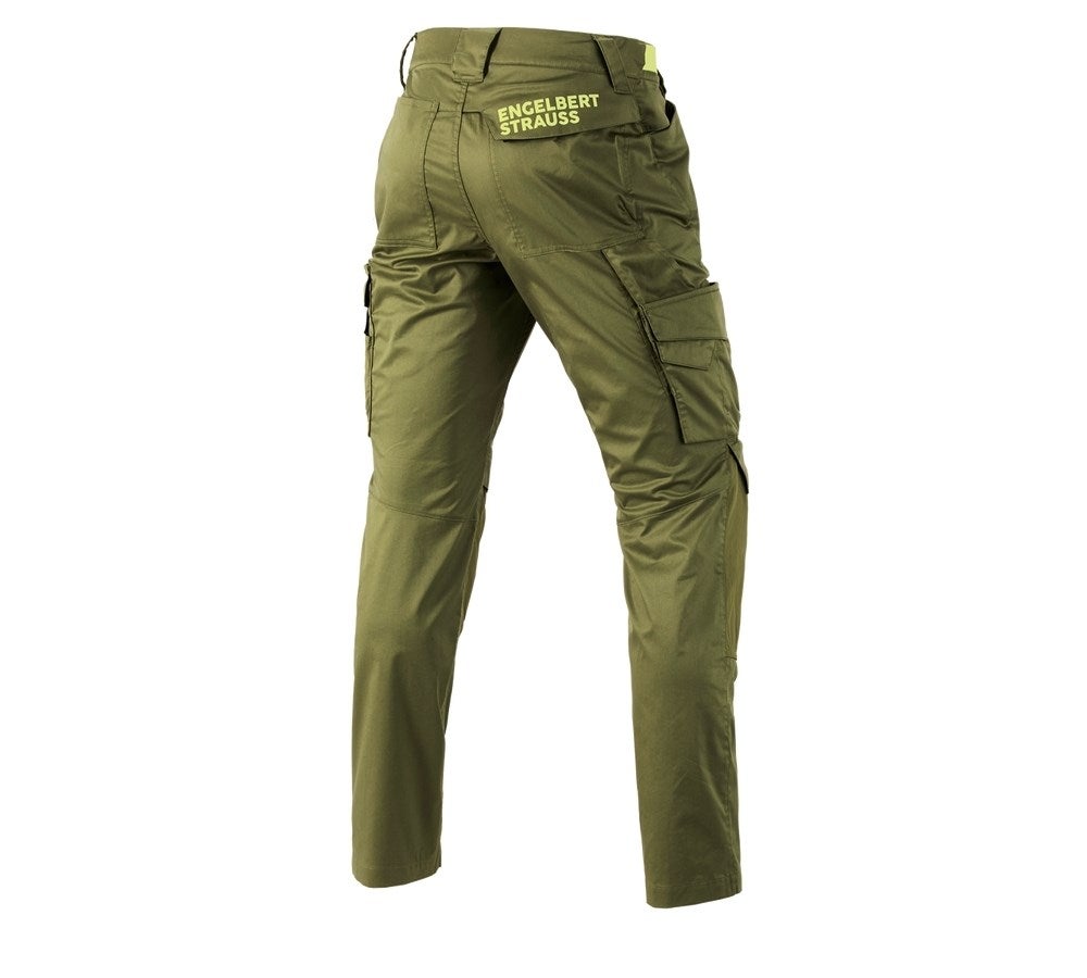Secondary image Trousers e.s.trail junipergreen/limegreen