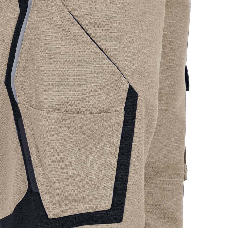 Detailed image Trousers e.s.vision, children's  clay/black