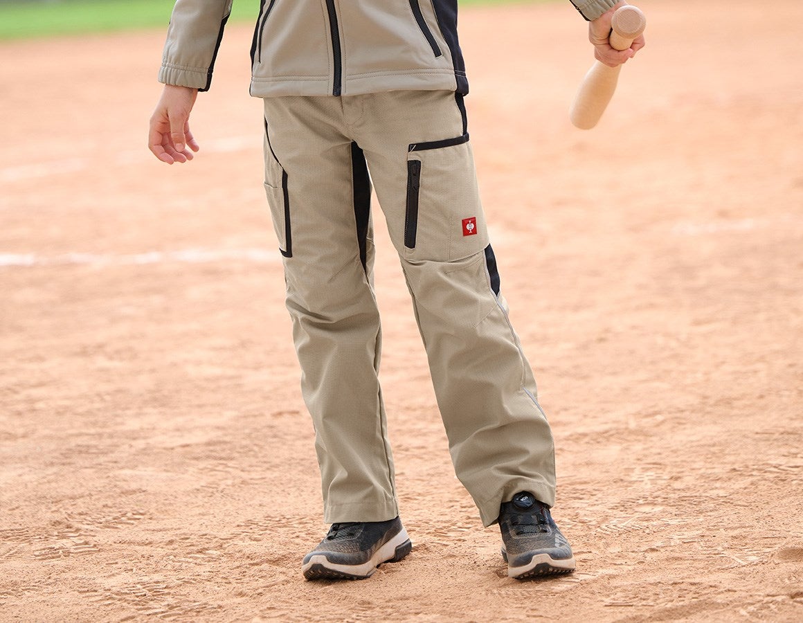 Main action image Trousers e.s.vision, children's  clay/black