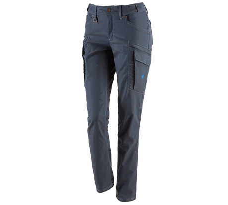 Primary image Cargo trousers e.s.vintage, ladies' arcticblue