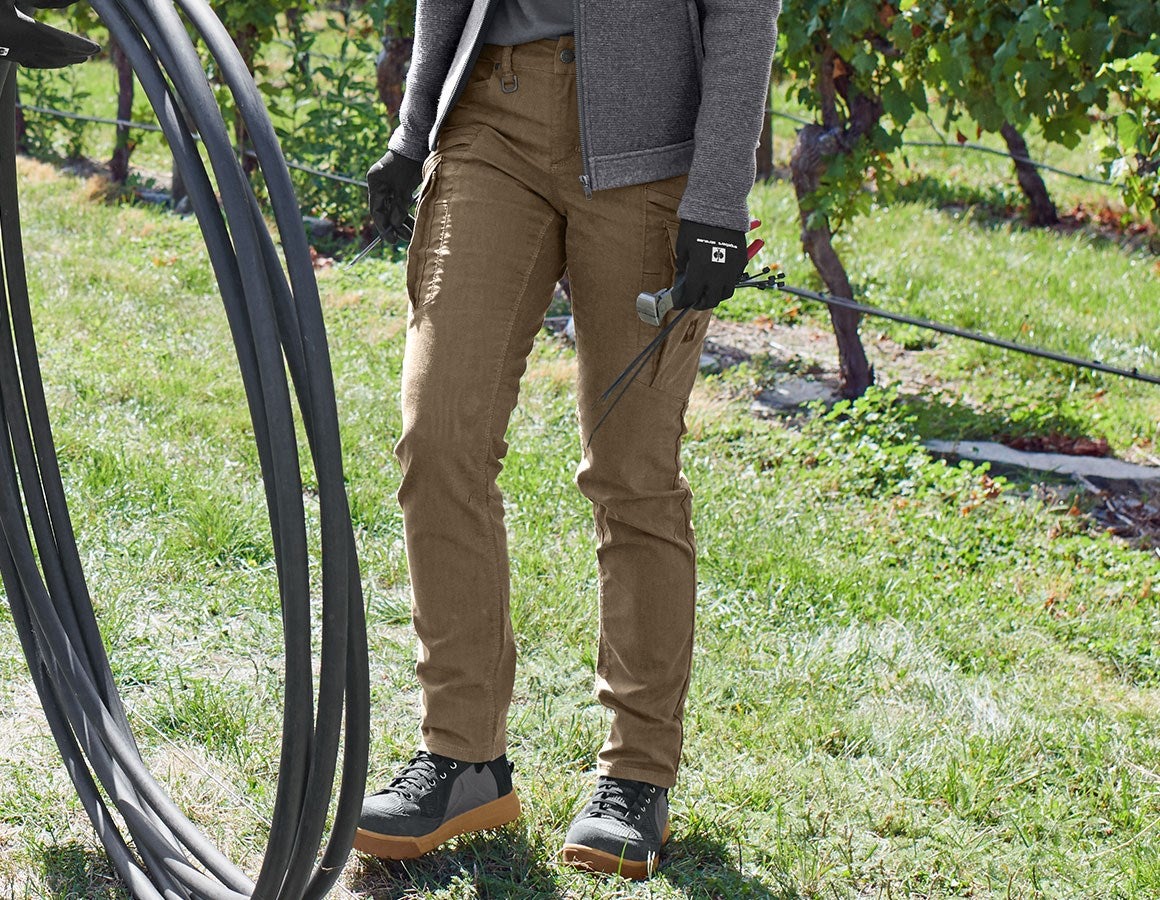 Additional image 1 Cargo trousers e.s.vintage, ladies' sepia