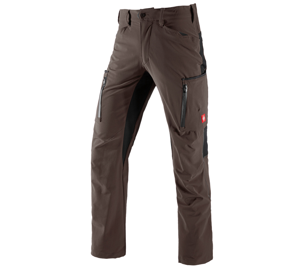 Primary image Cargo trousers e.s.vision stretch, men's chestnut/black