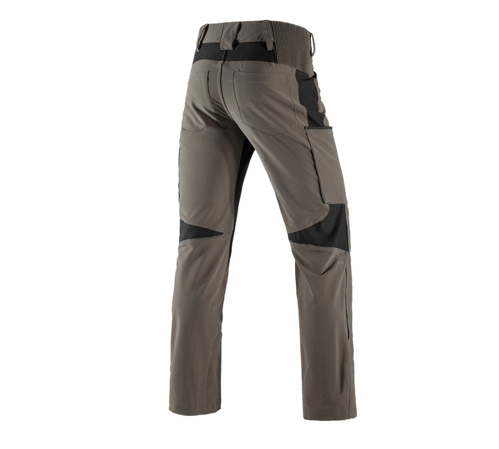 Secondary image Cargo trousers e.s.vision stretch, men's stone/black