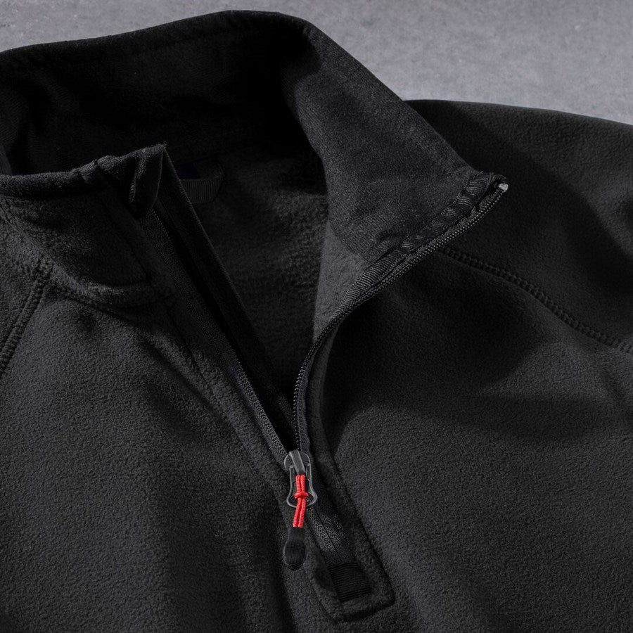 Detailed image Ladies' Microfleece troyer dryplexx® micro black