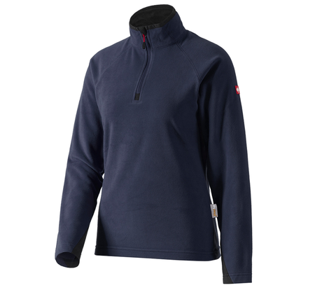 Primary image Ladies' Microfleece troyer dryplexx® micro navy