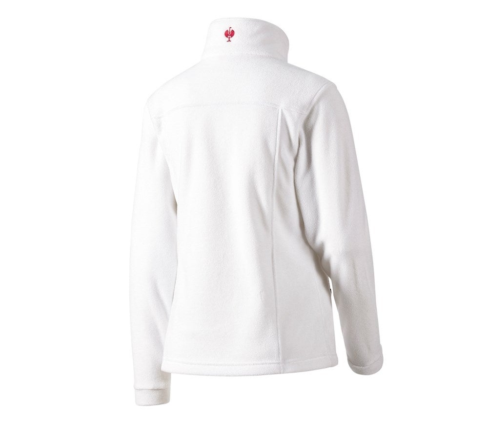 Secondary image Ladies' Fleece Jacket e.s.classic white