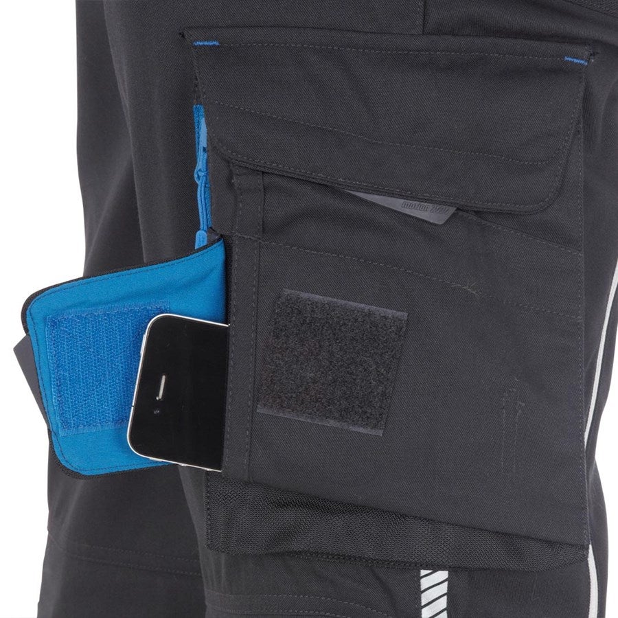 Detailed image Ladies' trousers e.s.motion 2020 graphite/gentianblue