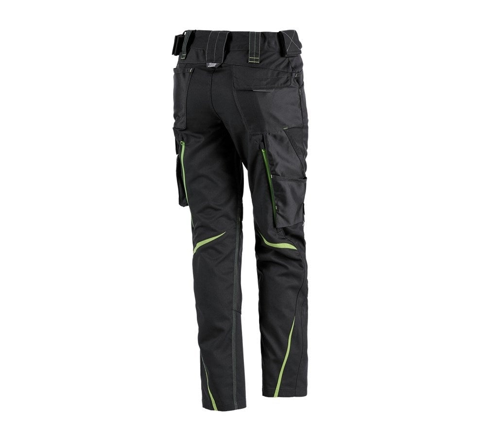 Secondary image Ladies' trousers e.s.motion 2020 black/seagreen