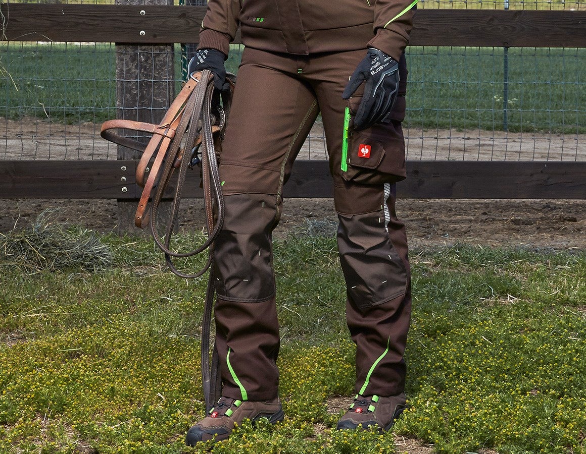 Main action image Ladies' trousers e.s.motion 2020 winter chestnut/seagreen