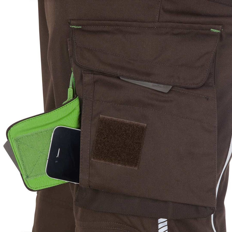 Detailed image Ladies' trousers e.s.motion 2020 winter chestnut/seagreen