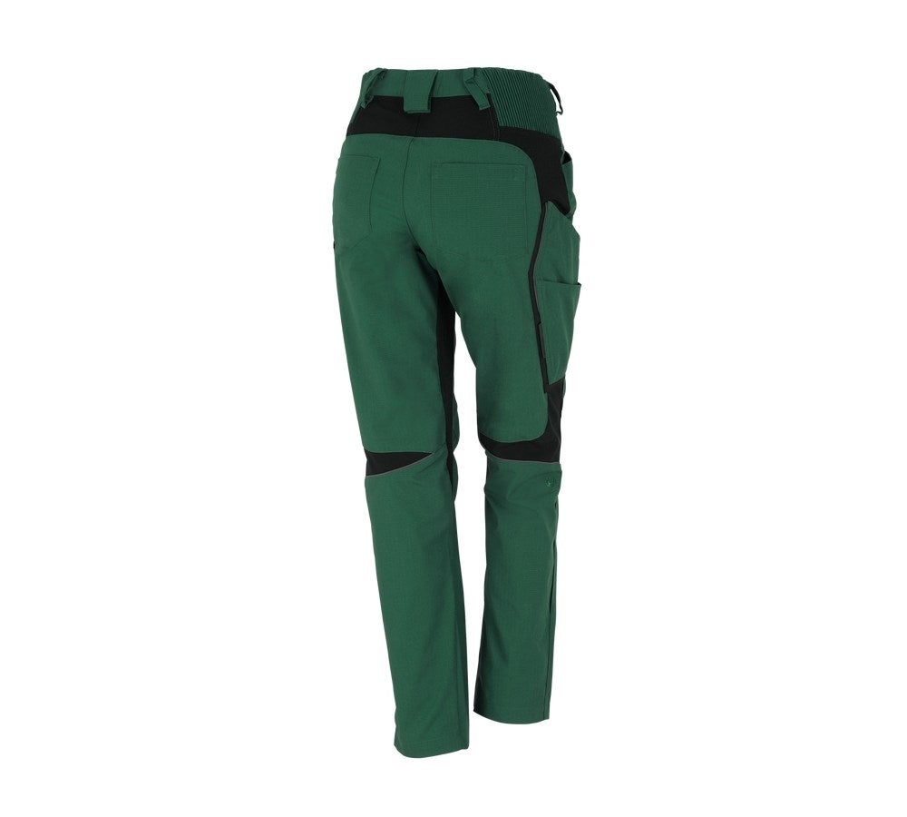 Secondary image Ladies' trousers e.s.vision green/black