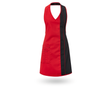 Primary image Ladies' apron  Teresa red/black
