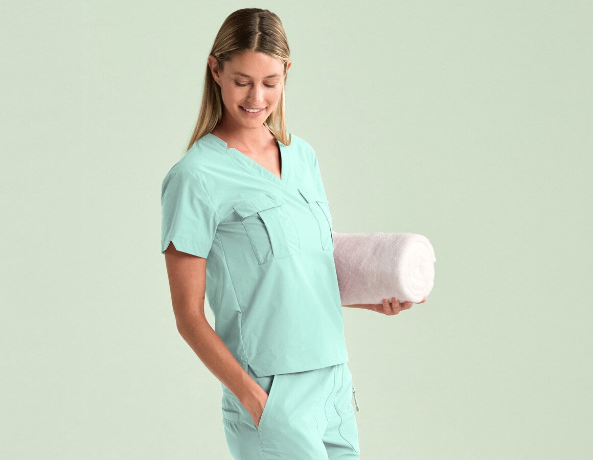 Additional image 1 Double-Pocket Shirt e.s.avida, ladies’ softgreen