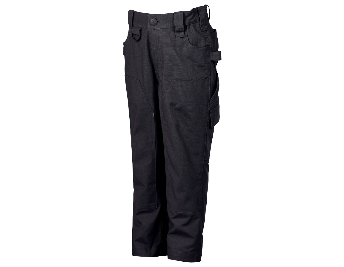 Primary image Double Front trousers e.s.e:pic ripstop,children's black
