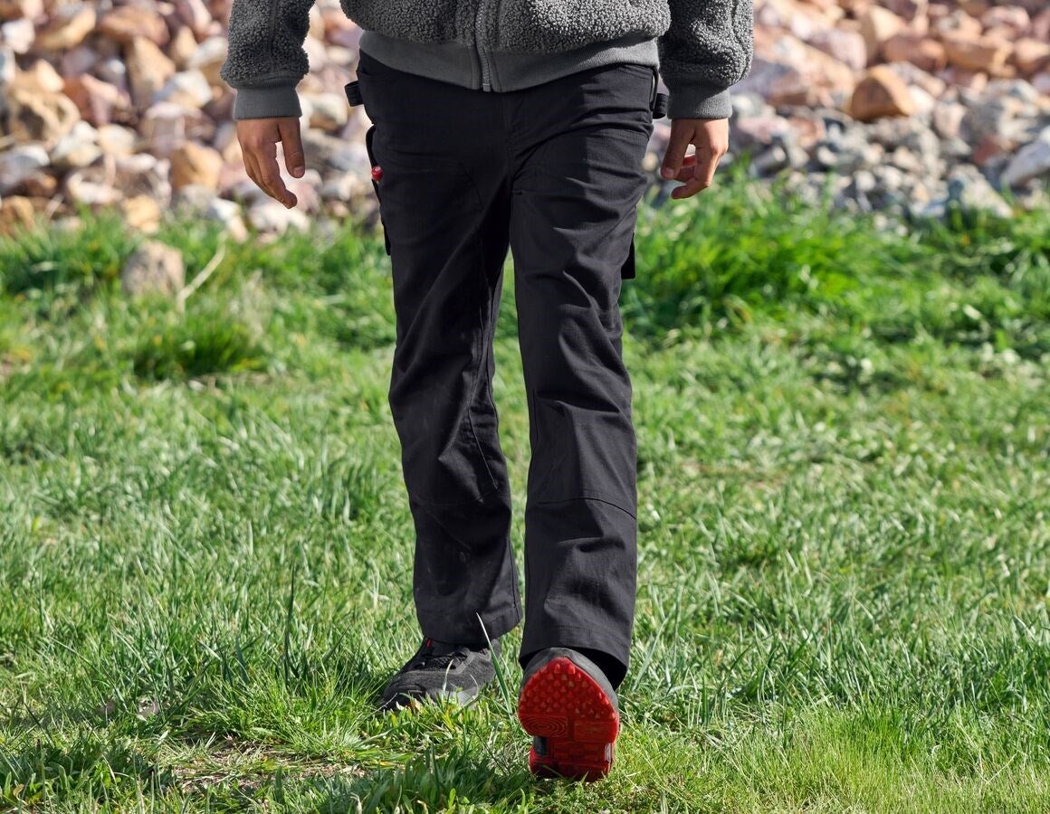 Main action image Double Front trousers e.s.e:pic ripstop,children's black