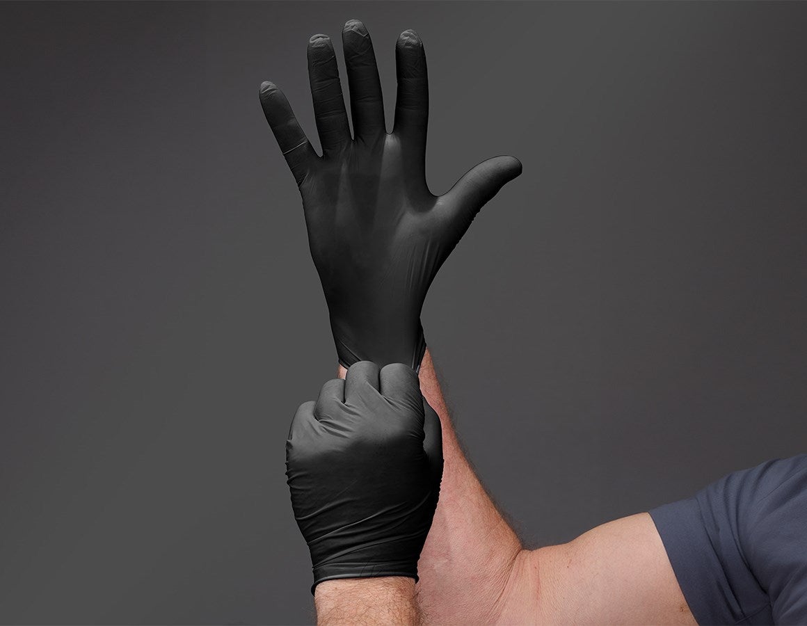 Additional image 5 Disposable nitrile gloves, powder-free, smart box black