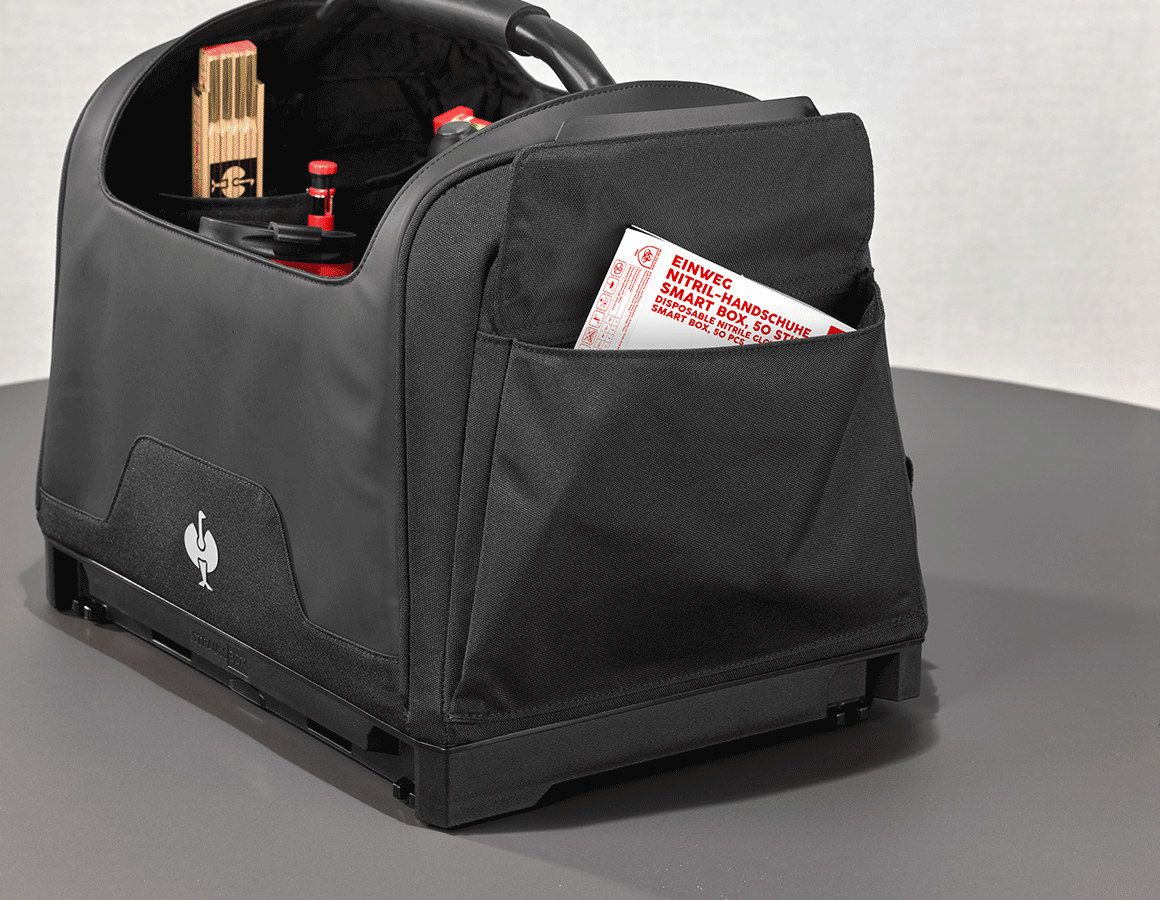 Additional image 3 Disposable nitrile gloves, powder-free, smart box black