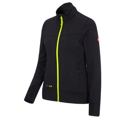 Primary image FIBERTWIN®clima-pro jacket e.s.motion 2020,ladies' black/high-vis yellow