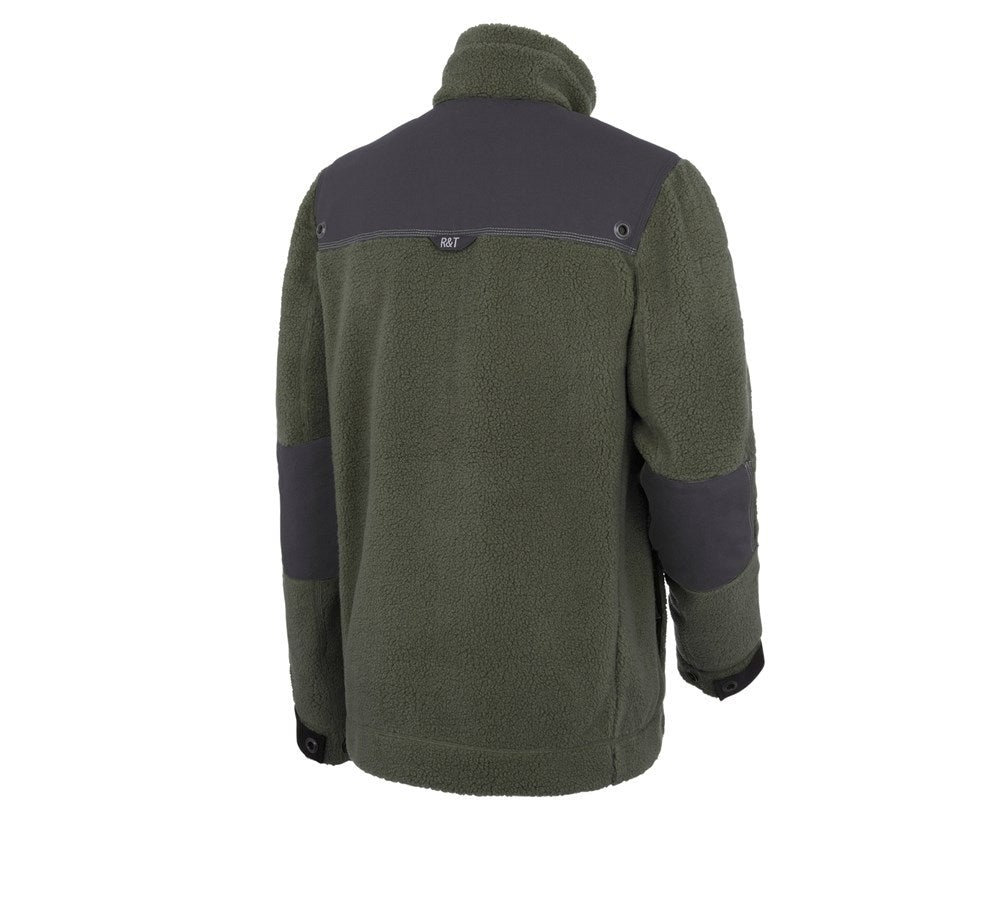 Secondary image Faux fur jacket e.s.roughtough  thyme