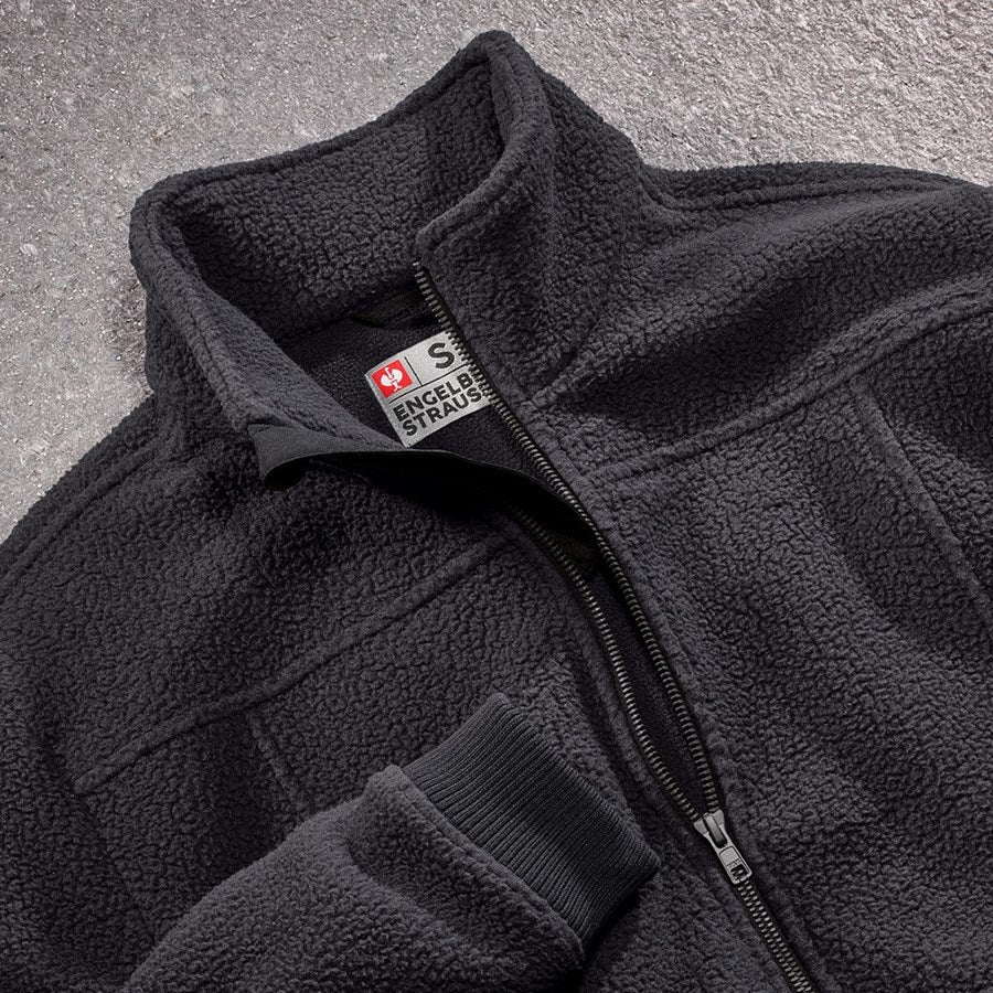 Detailed image Faux fur jacket e.s.vintage black