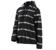 Primary image Fleece hoody tie-dye e.s.motion ten, ladies' oxidblack/magneticgrey
