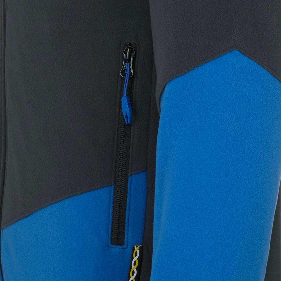 Detailed image Fleece jacket e.s.motion 2020 graphite/gentianblue