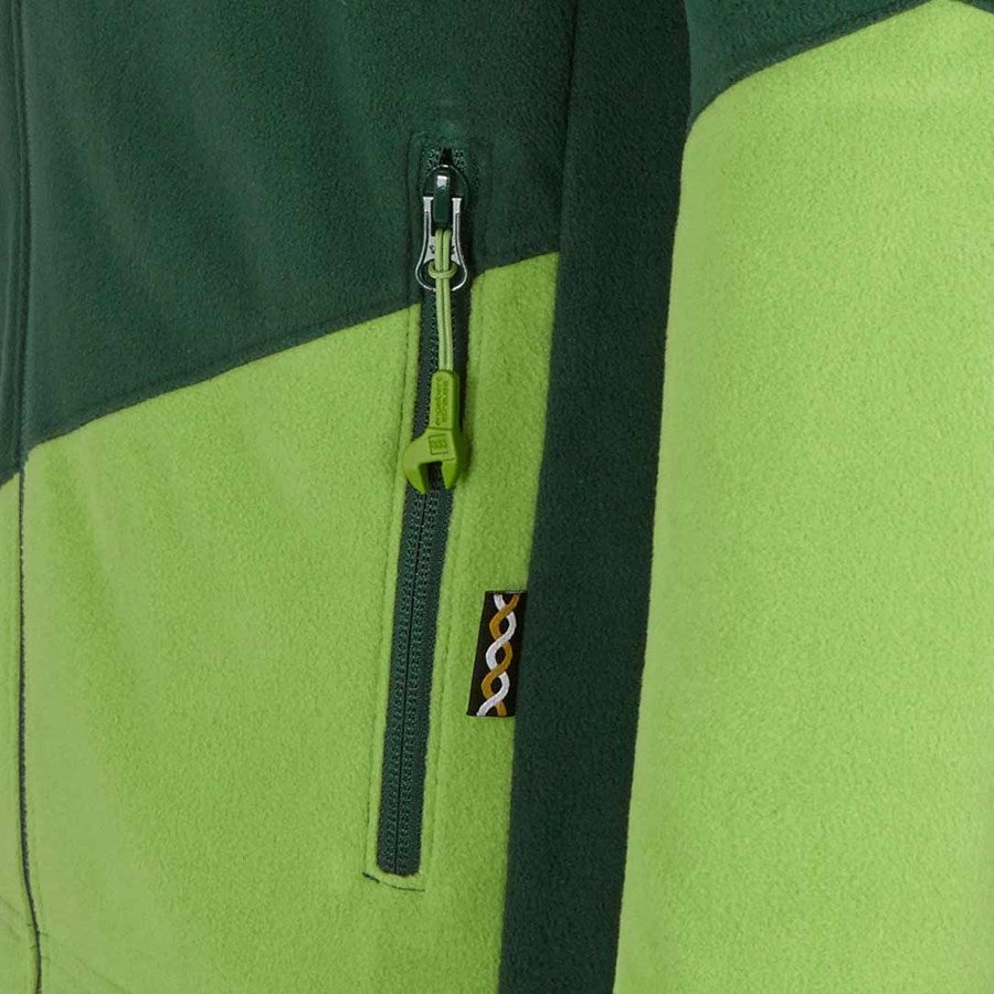 Detailed image Fleece jacket e.s.motion 2020 green/seagreen