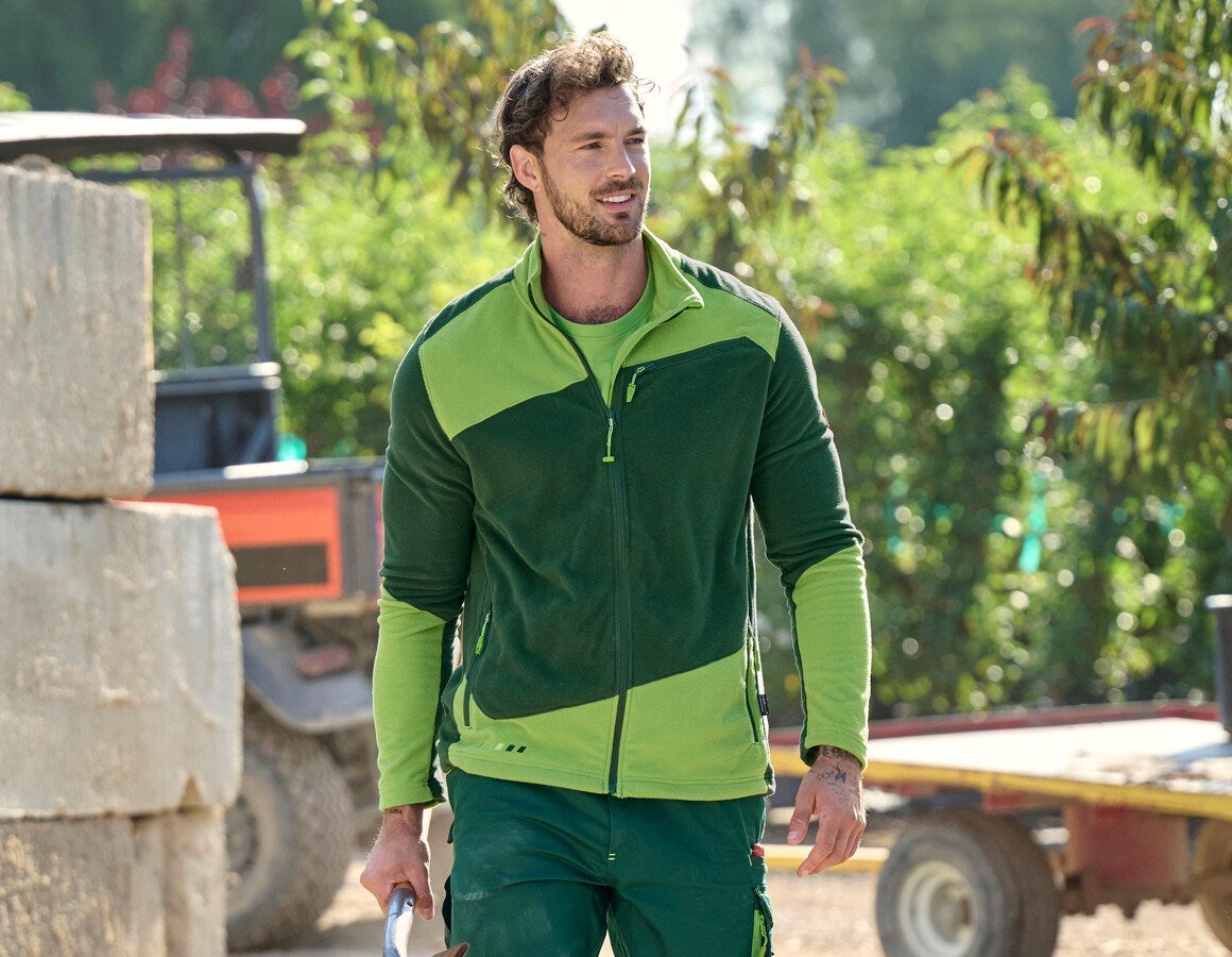 Main action image Fleece jacket e.s.motion 2020 green/seagreen