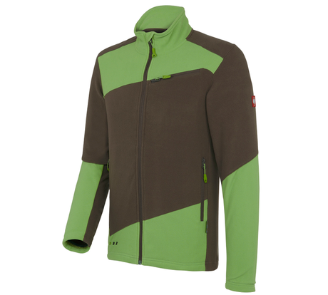 Primary image Fleece jacket e.s.motion 2020 chestnut/seagreen