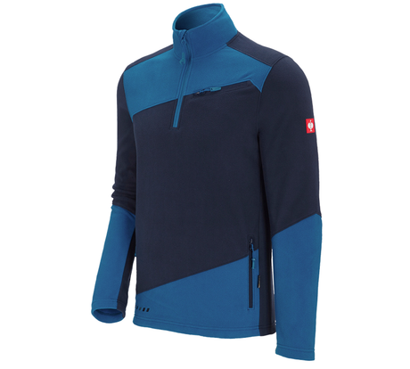 Primary image Fleece troyer e.s.motion 2020 navy/atoll