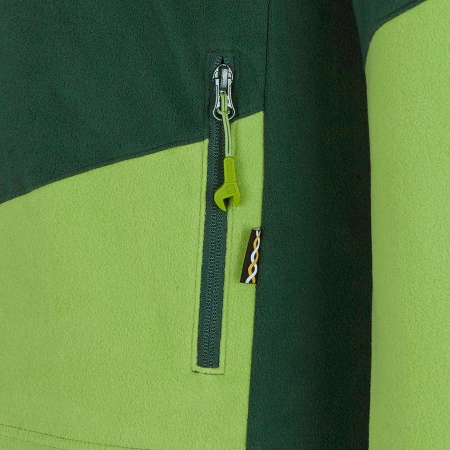 Detailed image Fleece troyer e.s.motion 2020 green/seagreen