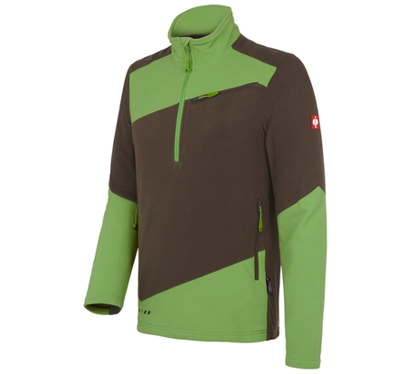 Primary image Fleece troyer e.s.motion 2020 chestnut/seagreen