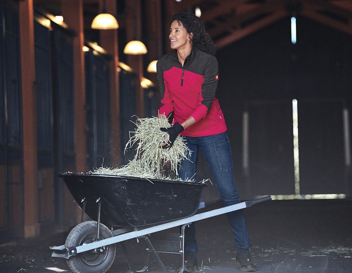 Additional image 1 Fleece troyer e.s.motion 2020, ladies' berry/graphite