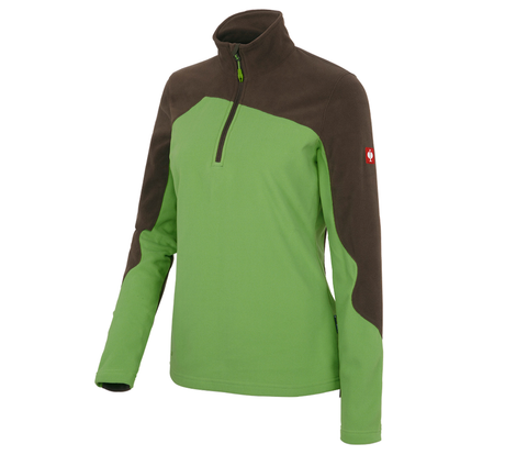 Primary image Fleece troyer e.s.motion 2020, ladies' seagreen/chestnut