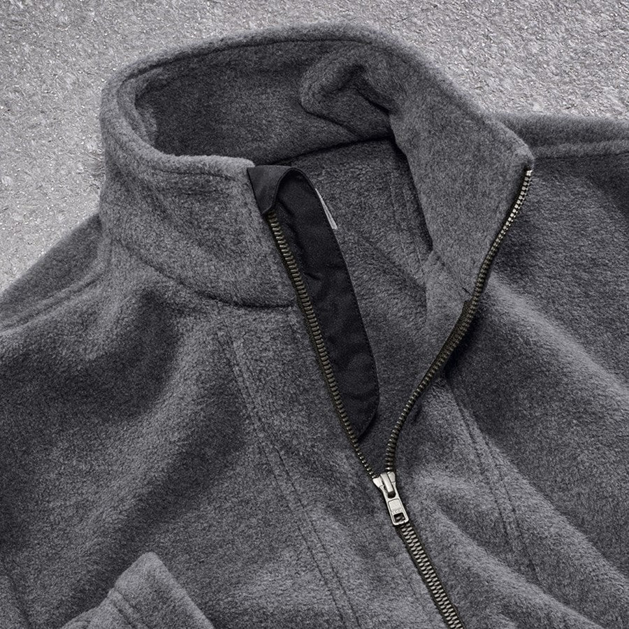 Detailed image Fleece jacket e.s.vintage black melange