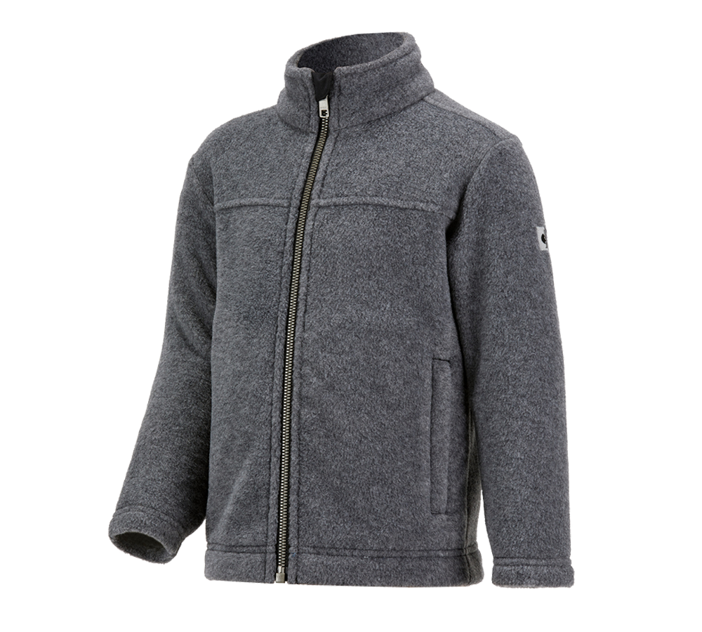 Primary image Fleece jacket e.s.vintage, children's black melange