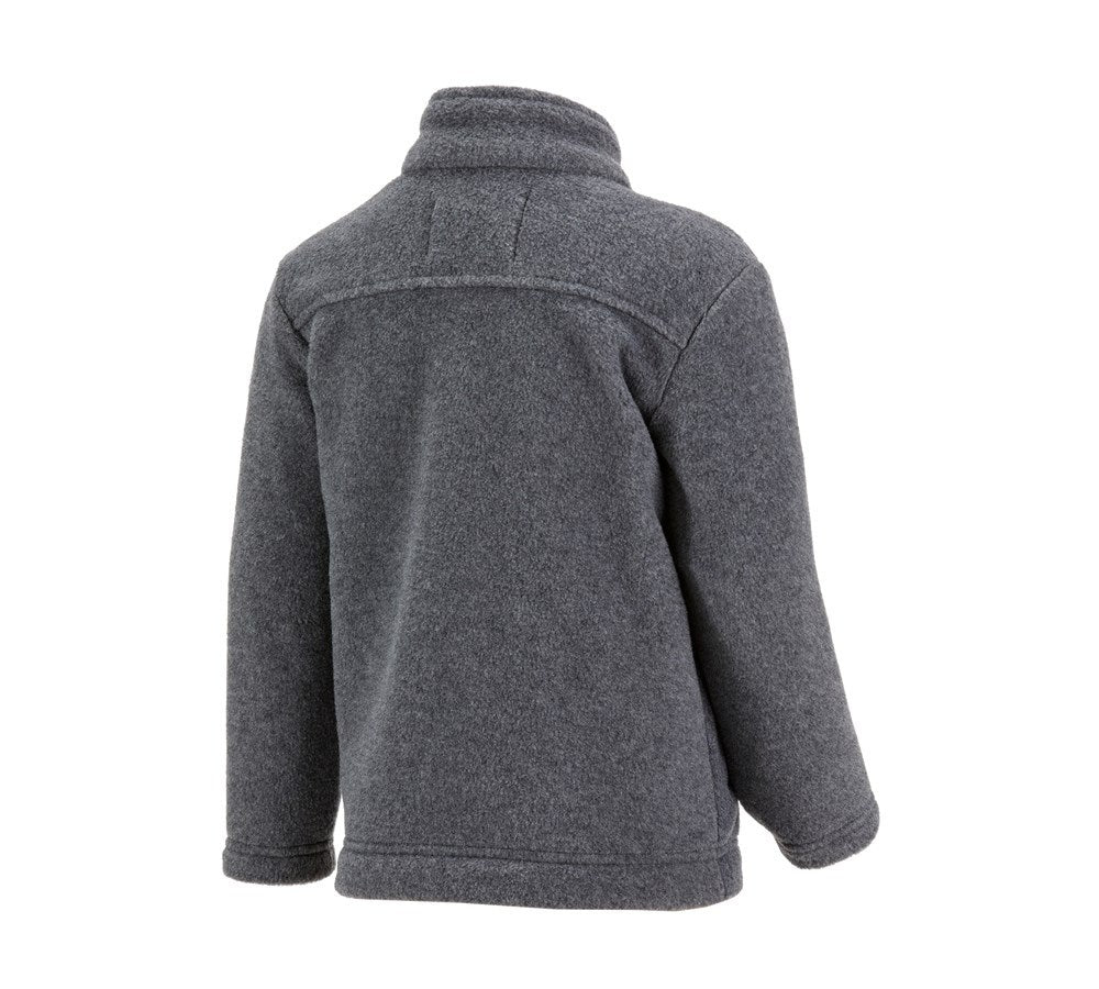 Secondary image Fleece jacket e.s.vintage, children's black melange