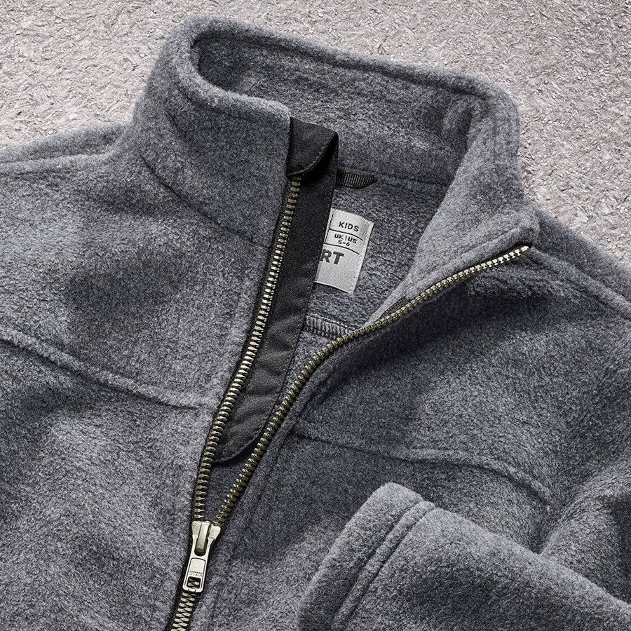 Detailed image Fleece jacket e.s.vintage, children's black melange
