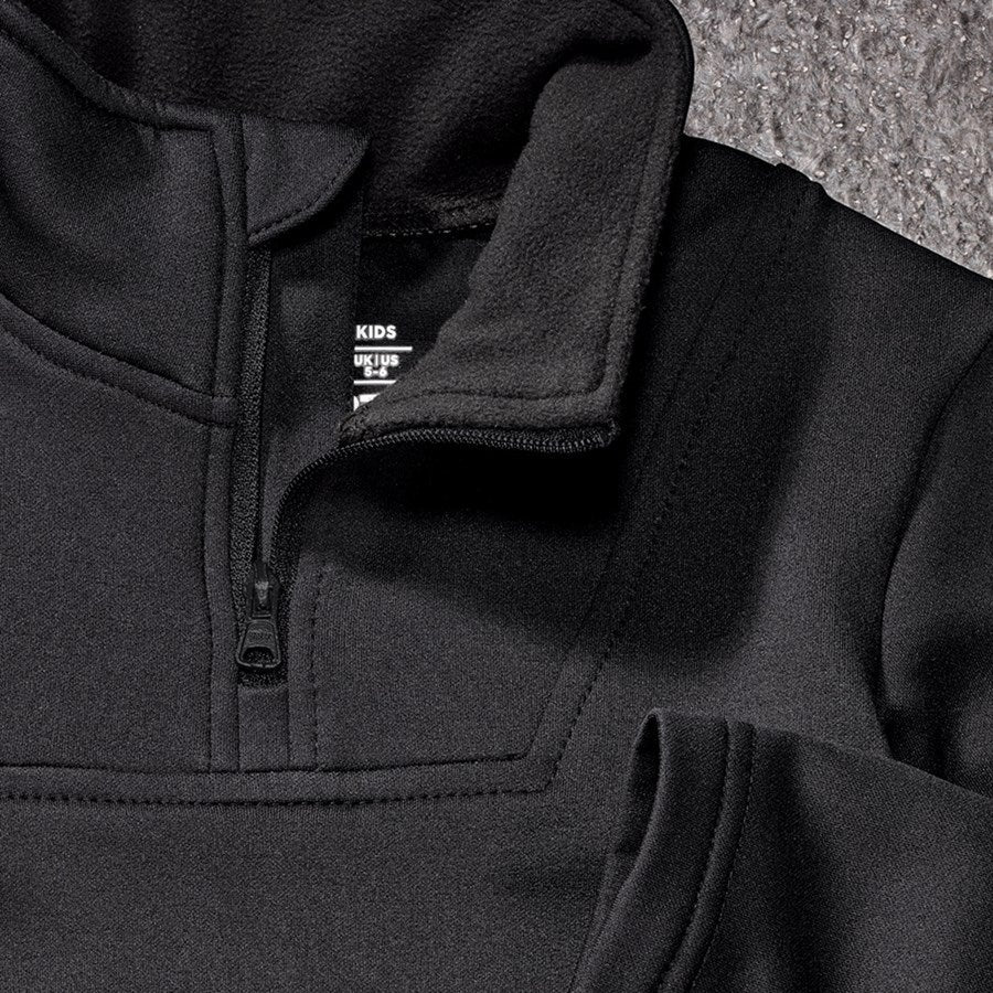 Detailed image Funct.Troyer thermo stretch e.s.concrete child. black