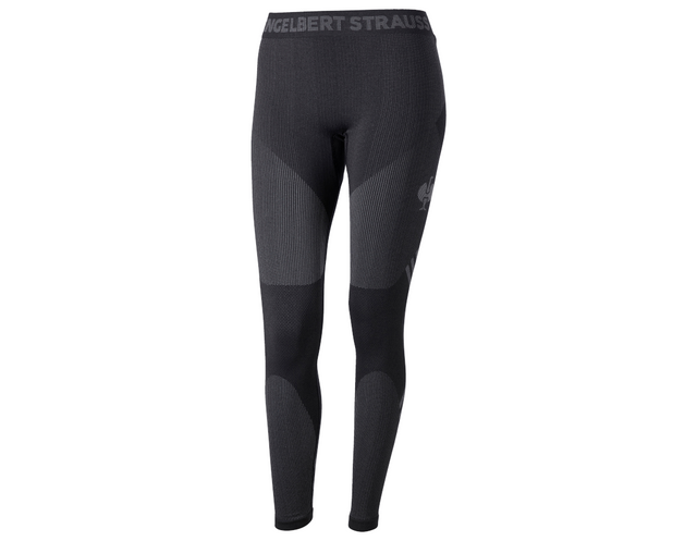 Primary image Funct. long-pants e.s.trail seamless-warm, ladies' black/basaltgrey