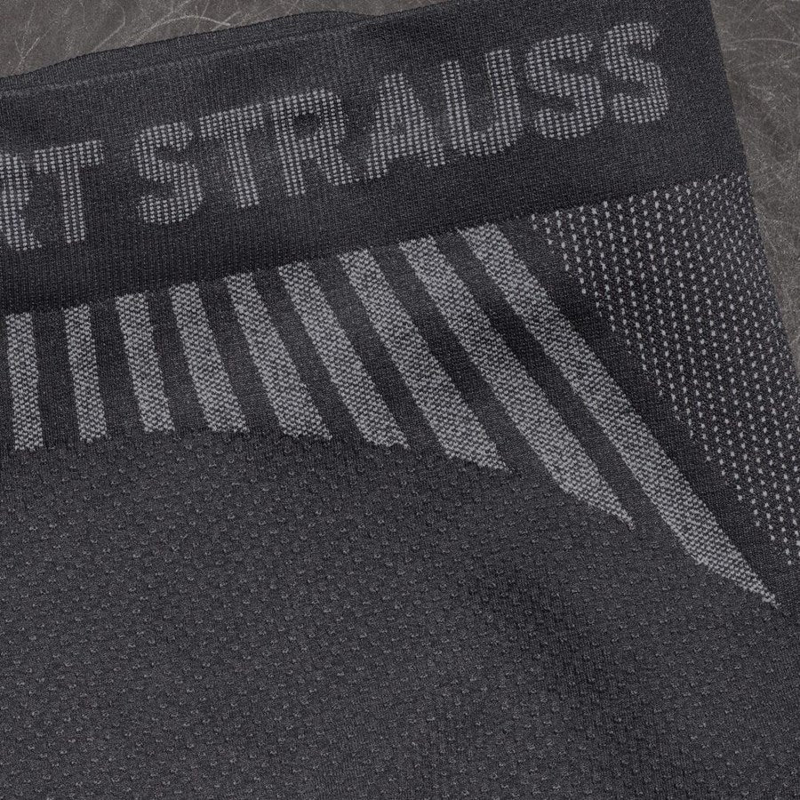 Detailed image Funct. long-pants e.s.trail seamless-warm, ladies' black/basaltgrey