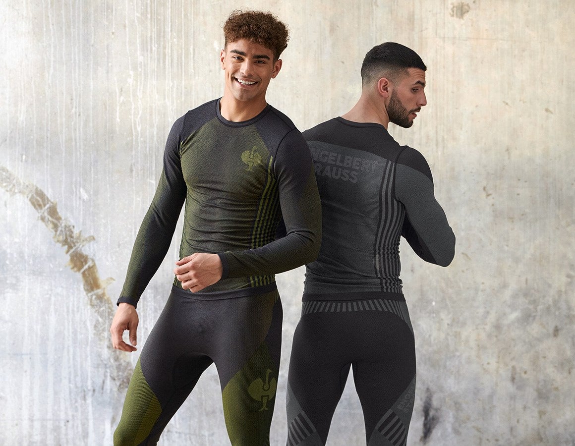 Additional image 3 Functional-longsleeve e.s.trail seamless - warm black/basaltgrey