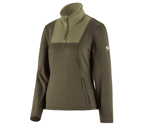 Primary image Funct.Troyer thermo stretch e.s.concrete, ladies' mudgreen/stipagreen